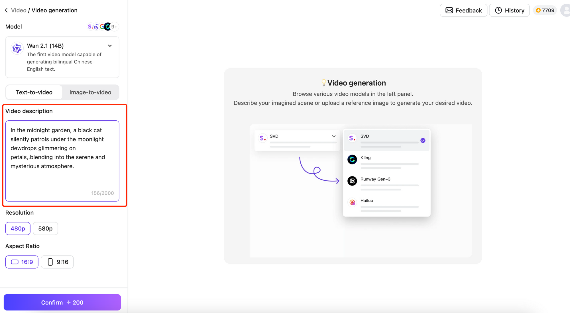 input video description