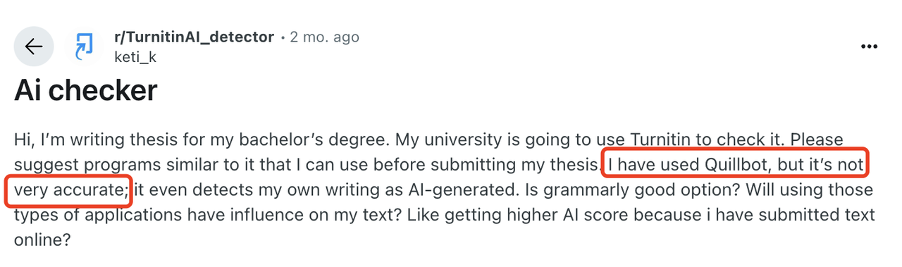 User Feedback
