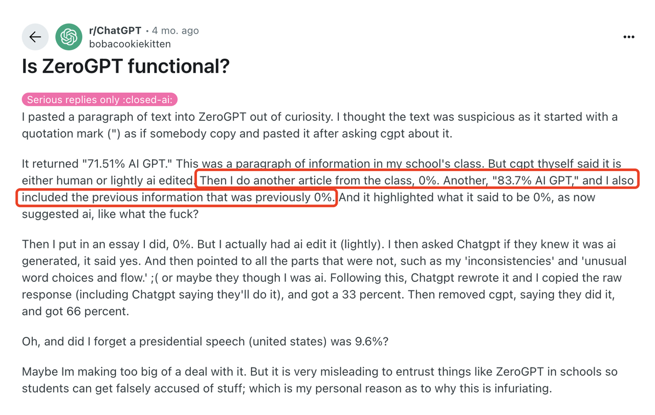 User Feedback