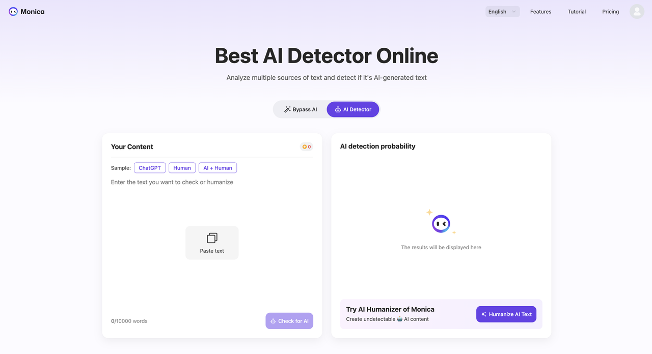 Monica AI Detector