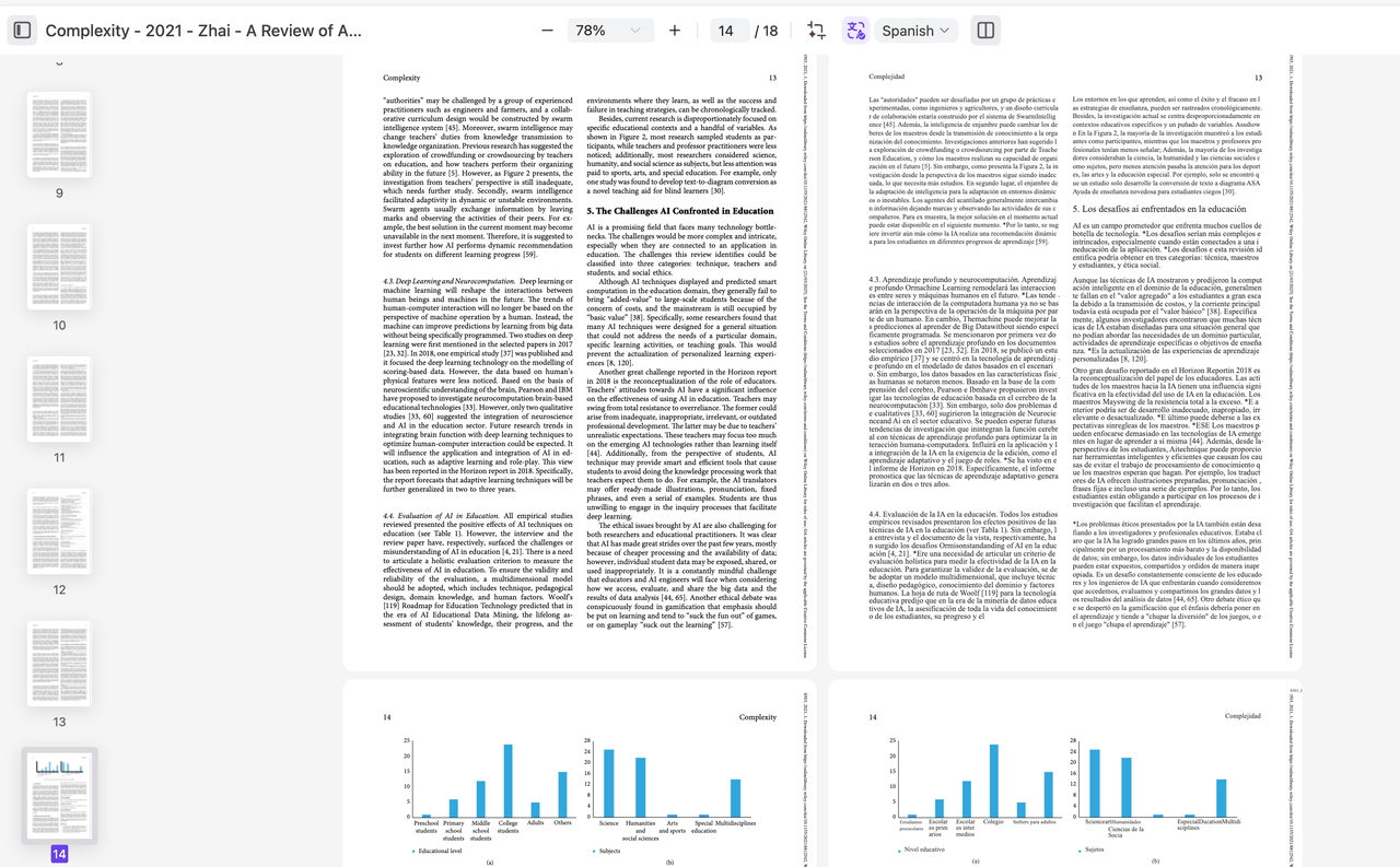 Translate PDF to Spanish