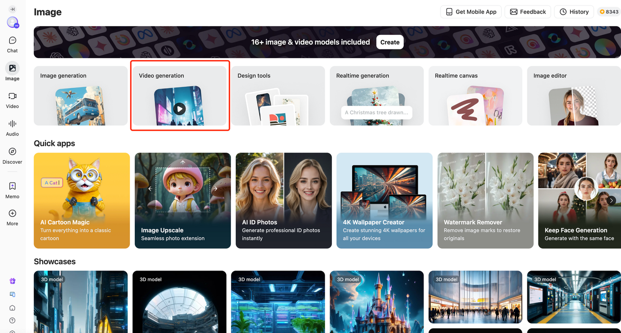 select video generation